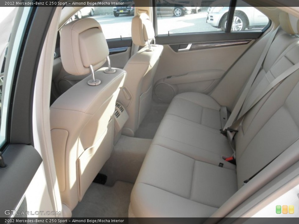 Almond Beige/Mocha Interior Photo for the 2012 Mercedes-Benz C 250 Sport #54648102