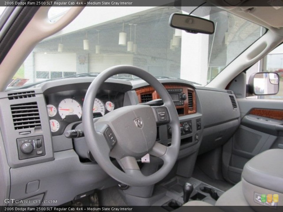 Medium Slate Gray Interior Dashboard for the 2006 Dodge Ram 2500 SLT Regular Cab 4x4 #54649380