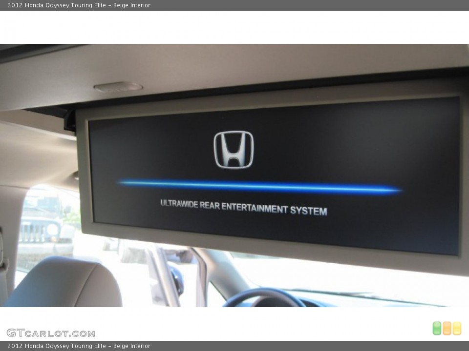 Beige Interior Controls for the 2012 Honda Odyssey Touring Elite #54649587