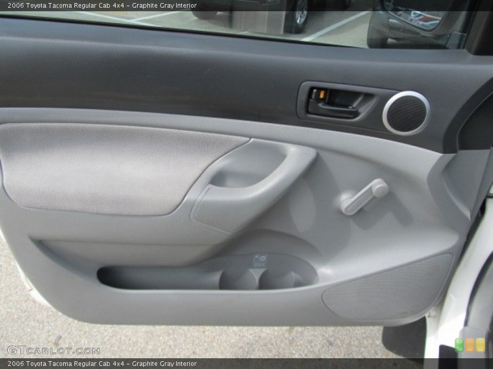 Graphite Gray Interior Door Panel for the 2006 Toyota Tacoma Regular Cab 4x4 #54650268