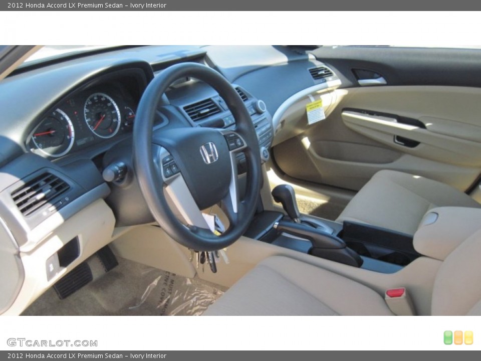 Ivory Interior Photo for the 2012 Honda Accord LX Premium Sedan #54650439