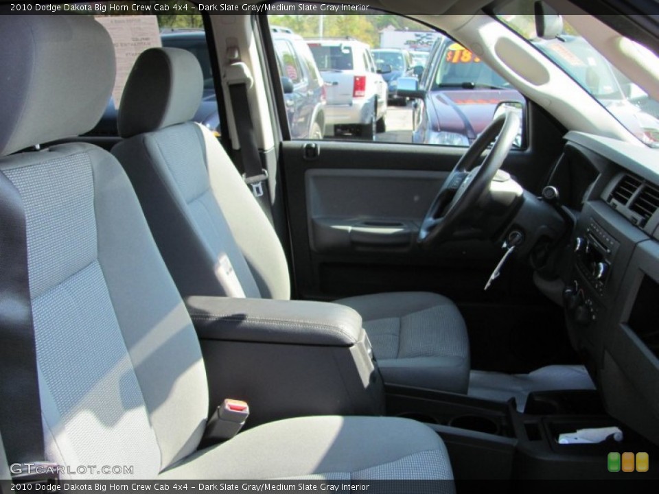 Dark Slate Gray/Medium Slate Gray Interior Photo for the 2010 Dodge Dakota Big Horn Crew Cab 4x4 #54652265