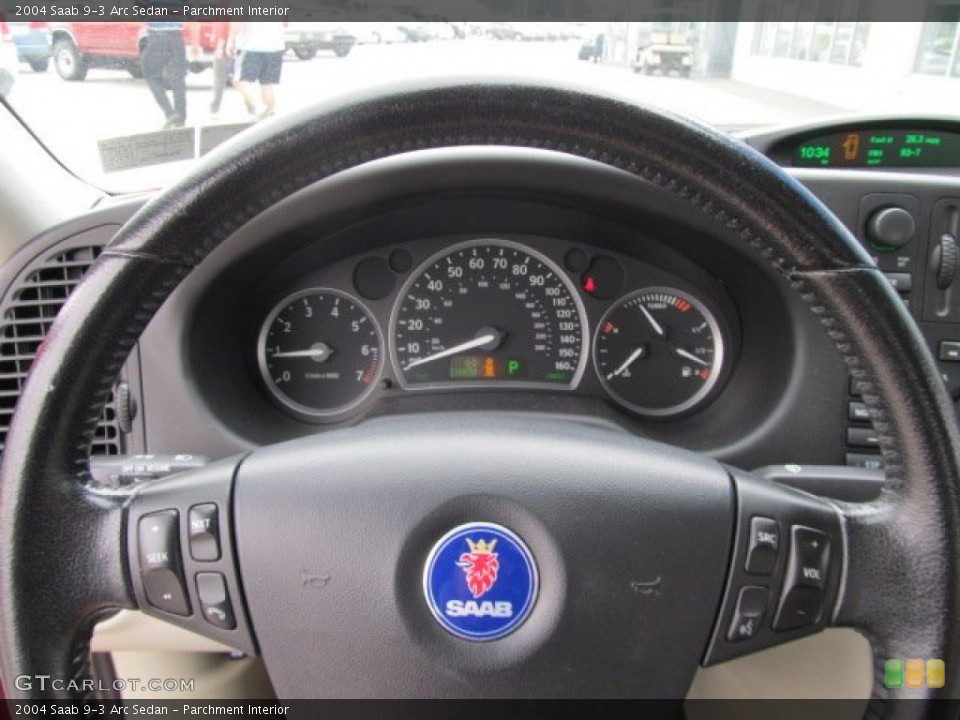 Parchment Interior Steering Wheel for the 2004 Saab 9-3 Arc Sedan #54652397