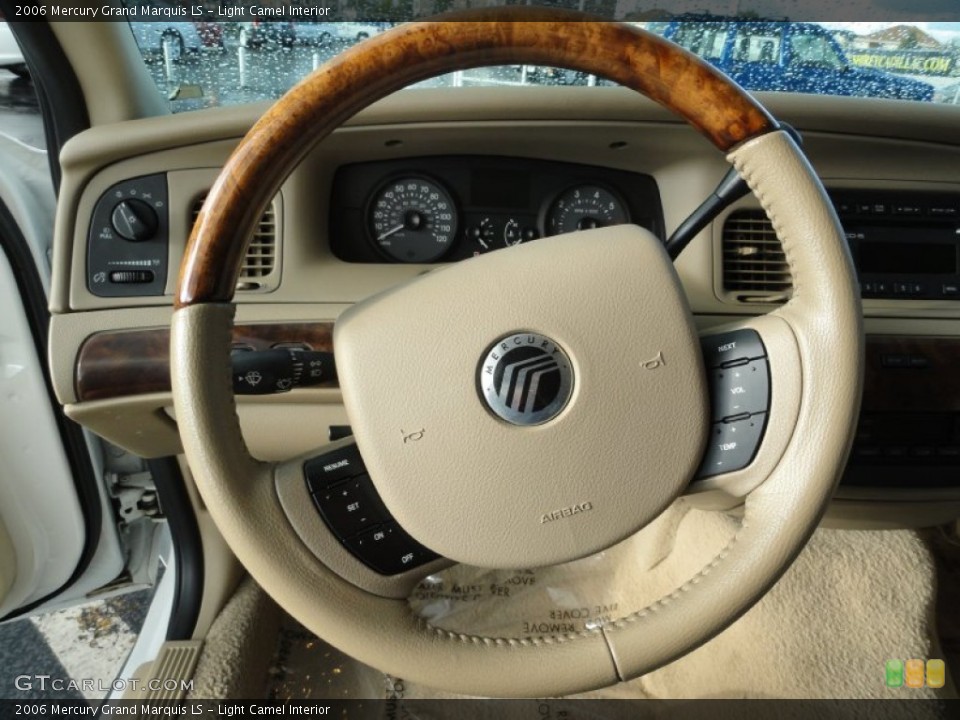Light Camel Interior Steering Wheel for the 2006 Mercury Grand Marquis LS #54654732