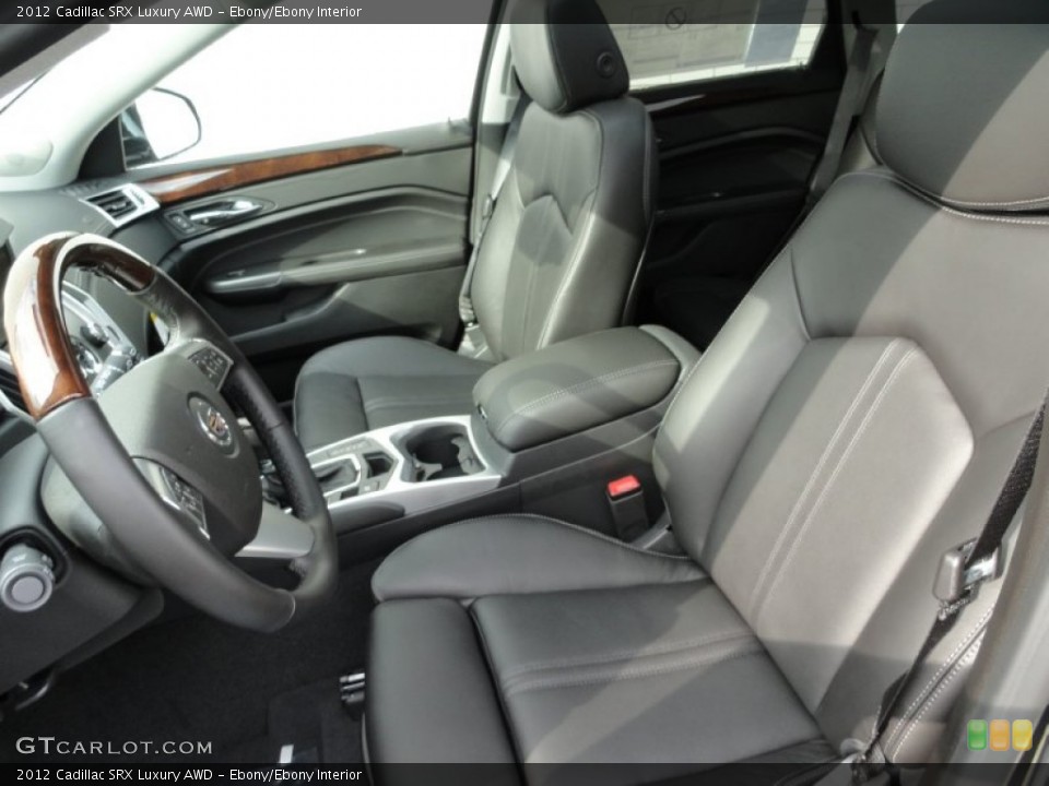 Ebony/Ebony Interior Photo for the 2012 Cadillac SRX Luxury AWD #54656106