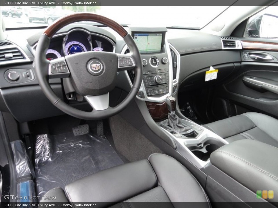 Ebony/Ebony Interior Prime Interior for the 2012 Cadillac SRX Luxury AWD #54656133