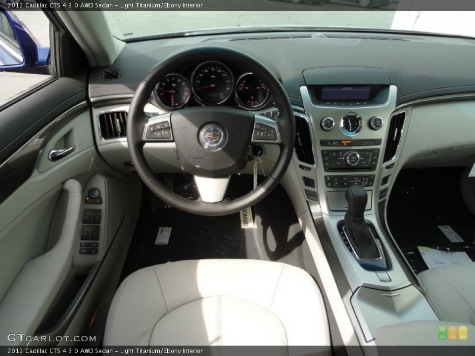 Light Titanium/Ebony Interior Dashboard for the 2012 Cadillac CTS 4 3.0 AWD Sedan #54656334
