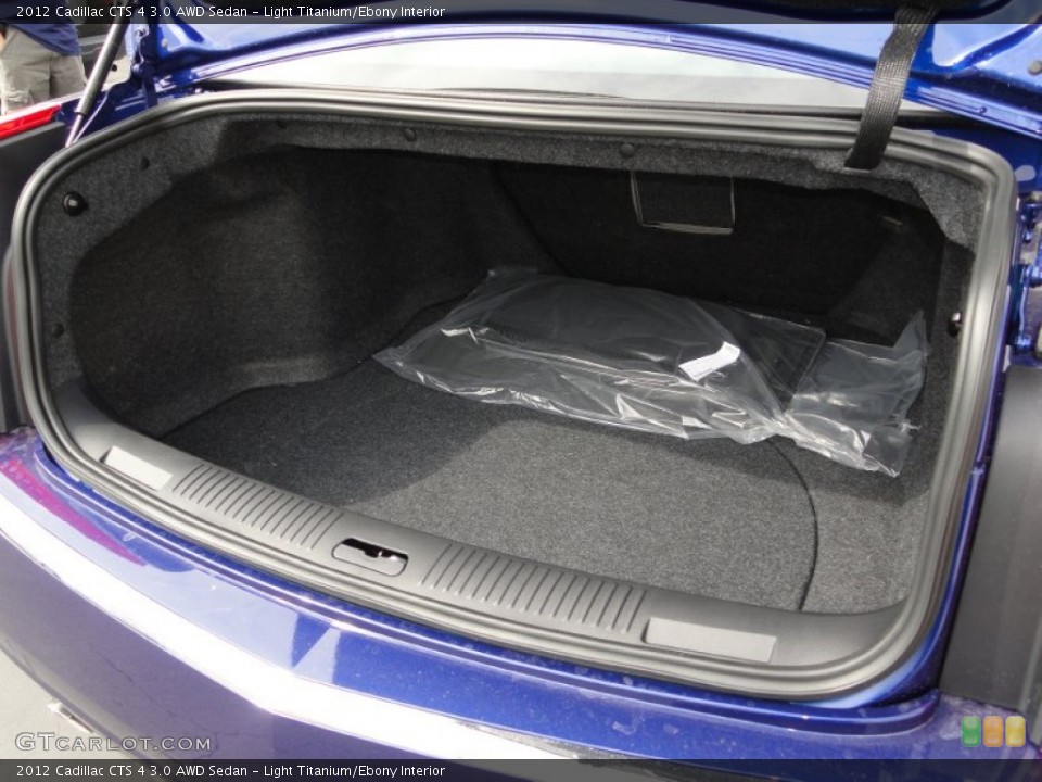 Light Titanium/Ebony Interior Trunk for the 2012 Cadillac CTS 4 3.0 AWD Sedan #54656409