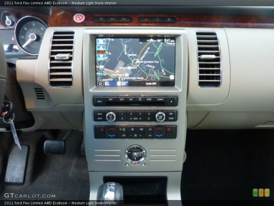 Medium Light Stone Interior Navigation for the 2011 Ford Flex Limited AWD EcoBoost #54656868