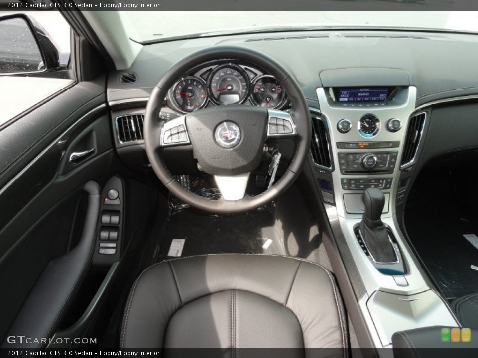 Ebony/Ebony Interior Dashboard for the 2012 Cadillac CTS 3.0 Sedan #54656898