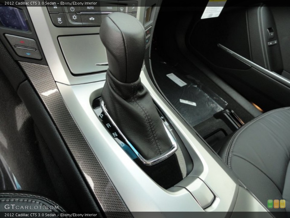Ebony/Ebony Interior Transmission for the 2012 Cadillac CTS 3.0 Sedan #54656924
