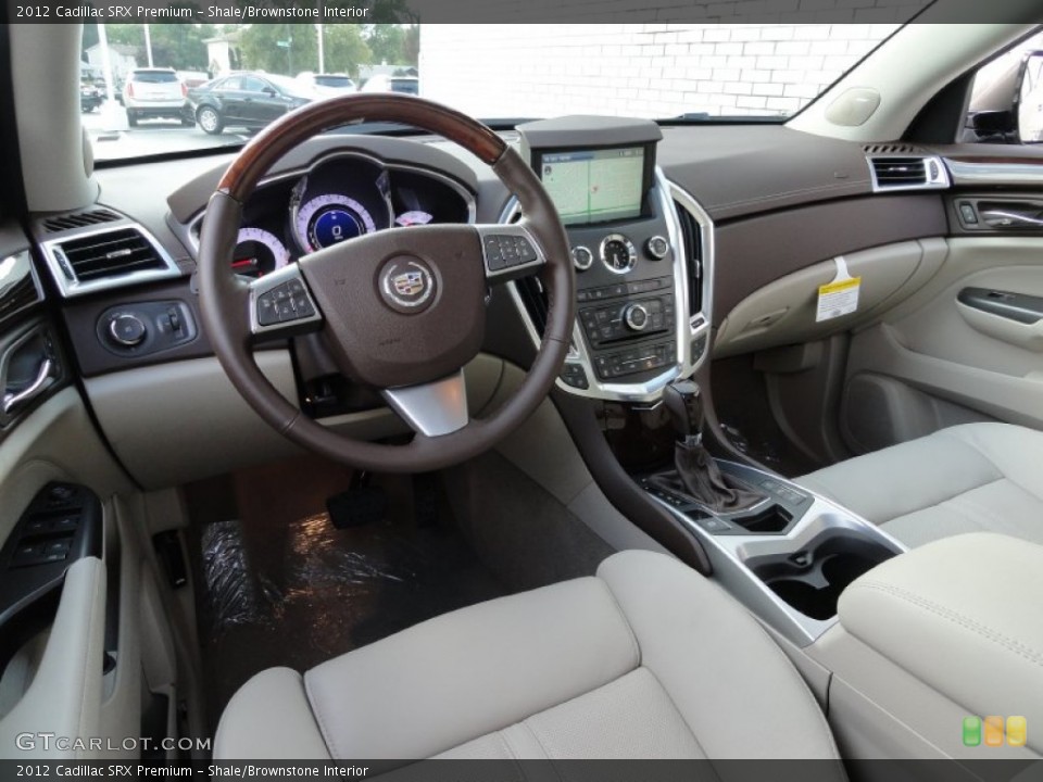 Shale/Brownstone Interior Prime Interior for the 2012 Cadillac SRX Premium #54657073