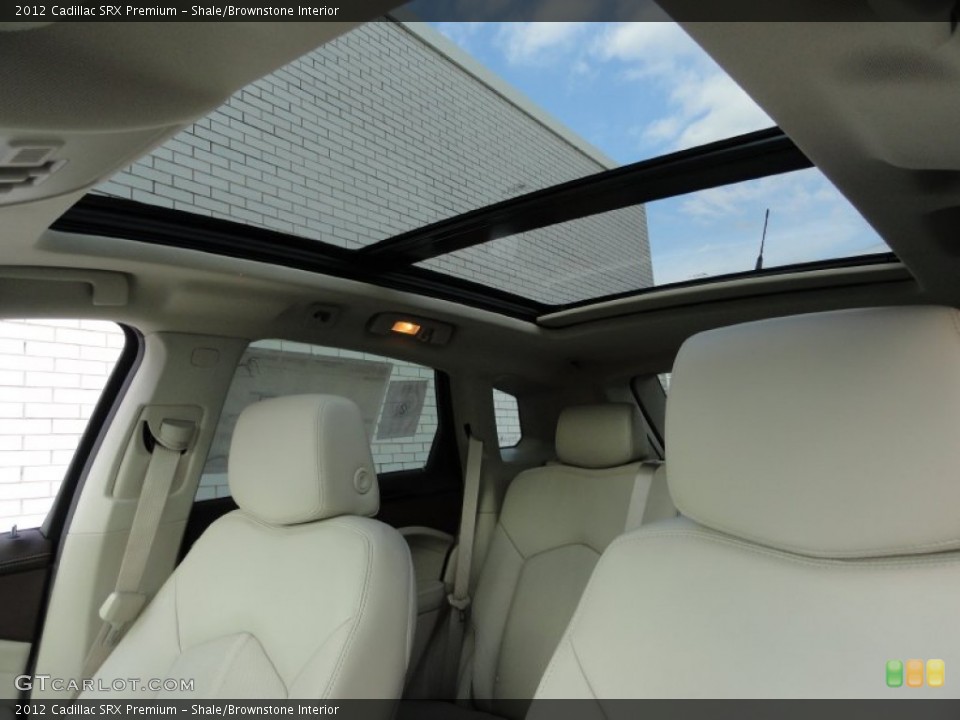 Shale/Brownstone Interior Sunroof for the 2012 Cadillac SRX Premium #54657092