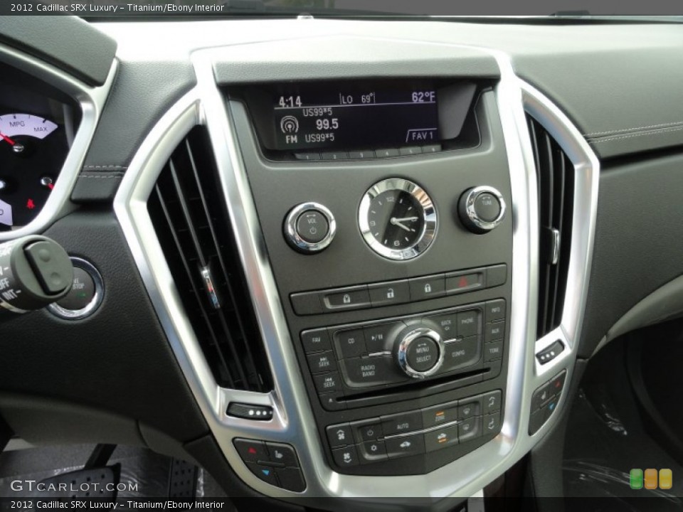 Titanium/Ebony Interior Controls for the 2012 Cadillac SRX Luxury #54657333