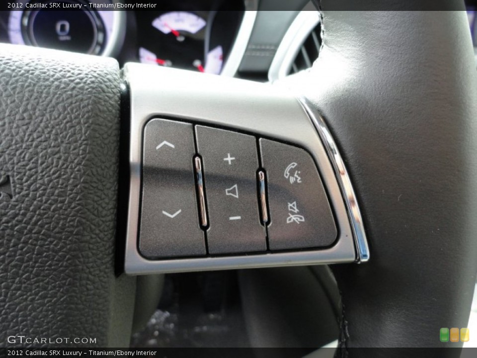 Titanium/Ebony Interior Controls for the 2012 Cadillac SRX Luxury #54657351