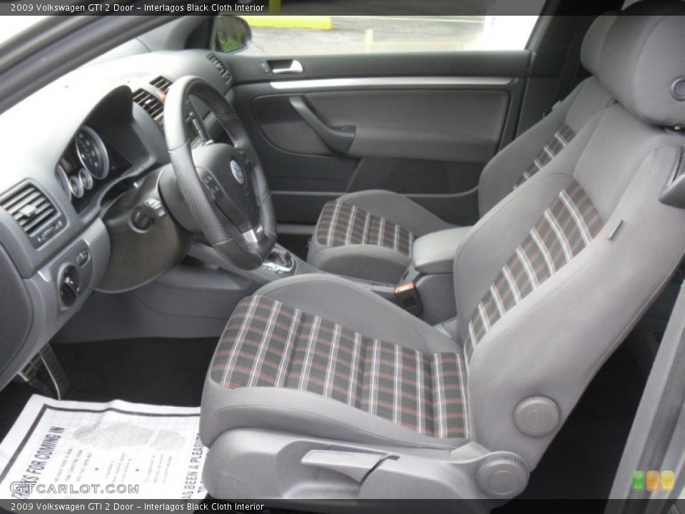 Interlagos Black Cloth Interior Photo for the 2009 Volkswagen GTI 2 Door #54657675