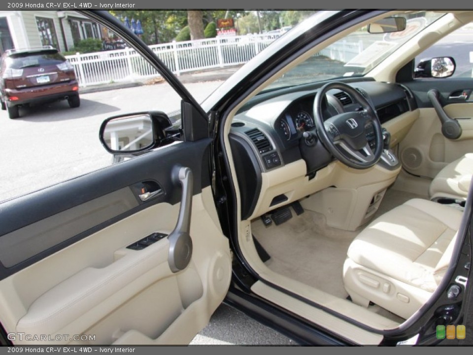 Ivory Interior Photo for the 2009 Honda CR-V EX-L 4WD #54658444