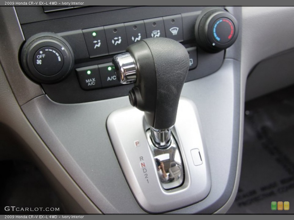 Ivory Interior Transmission for the 2009 Honda CR-V EX-L 4WD #54658539