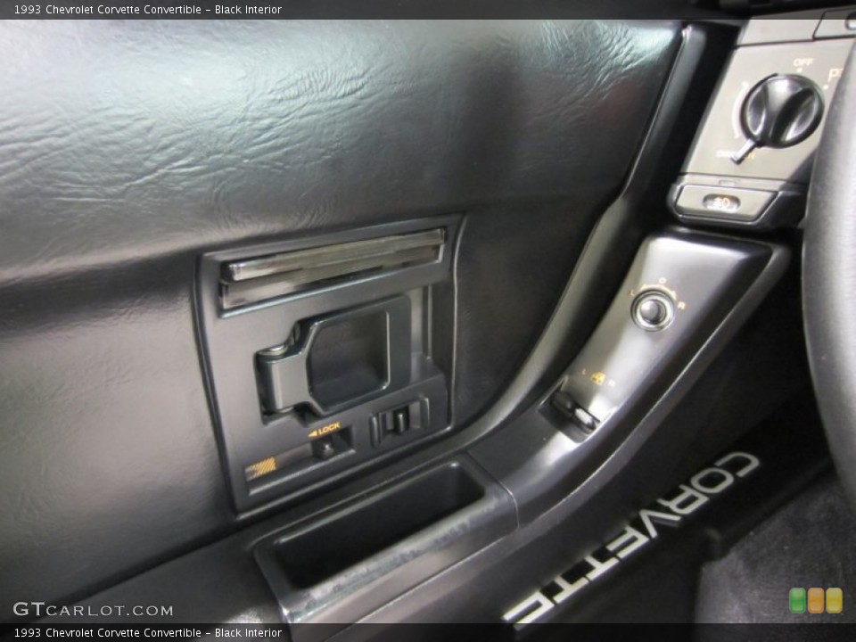 Black Interior Controls for the 1993 Chevrolet Corvette Convertible #54658854