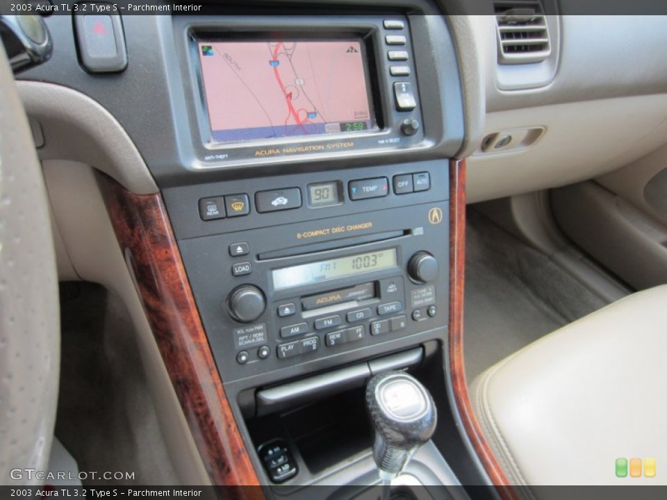 Parchment Interior Navigation for the 2003 Acura TL 3.2 Type S #54659469