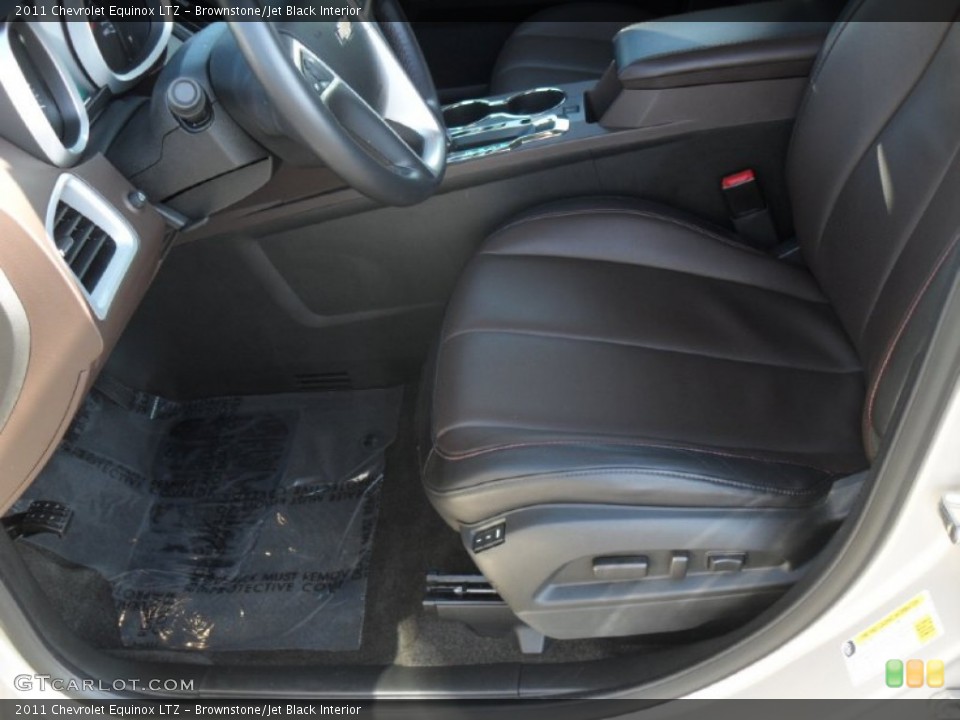 Brownstone/Jet Black Interior Photo for the 2011 Chevrolet Equinox LTZ #54660177