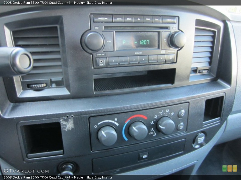 Medium Slate Gray Interior Audio System for the 2008 Dodge Ram 3500 TRX4 Quad Cab 4x4 #54660575