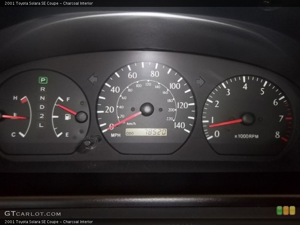 Charcoal Interior Gauges for the 2001 Toyota Solara SE Coupe #54660633