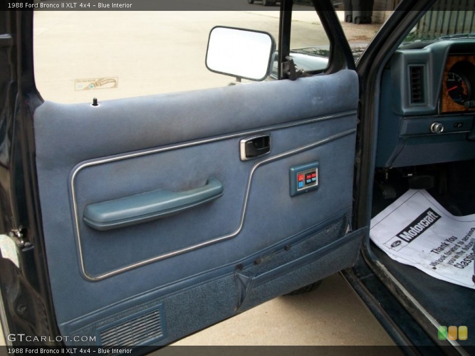 Blue Interior Door Panel for the 1988 Ford Bronco II XLT 4x4 #54660645