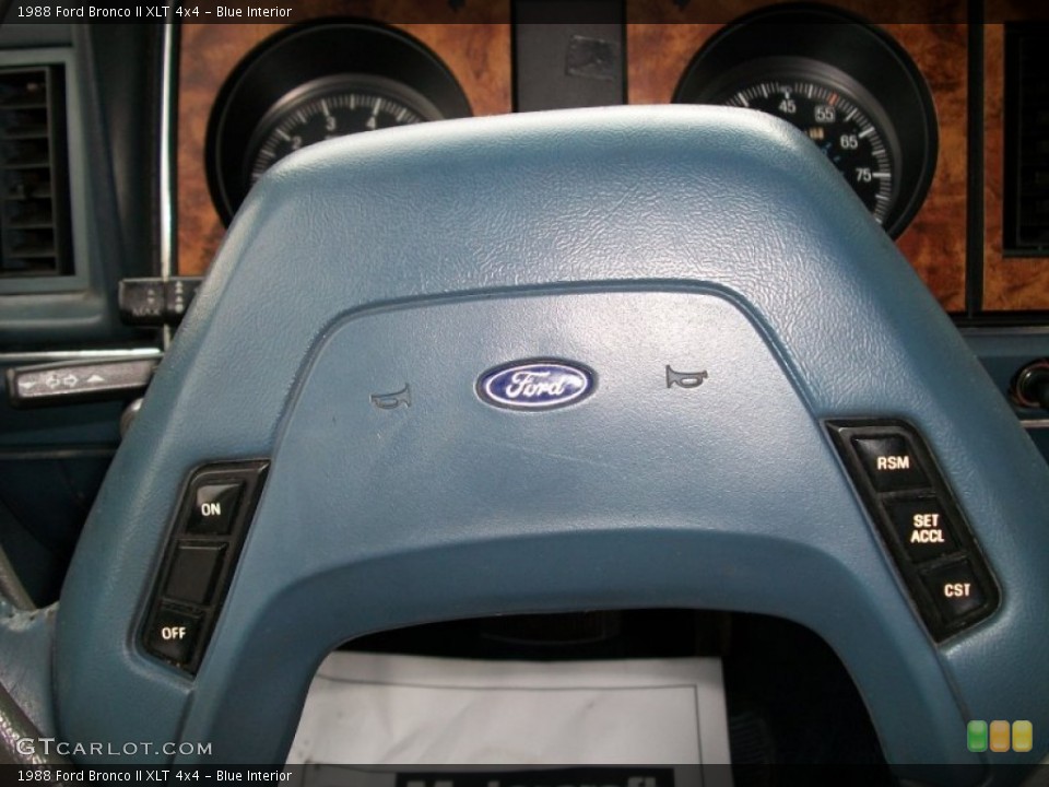 Blue Interior Controls for the 1988 Ford Bronco II XLT 4x4 #54660690