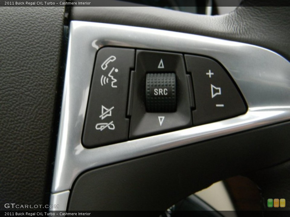 Cashmere Interior Controls for the 2011 Buick Regal CXL Turbo #54662256