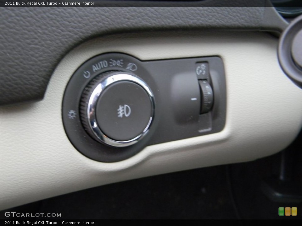 Cashmere Interior Controls for the 2011 Buick Regal CXL Turbo #54662271