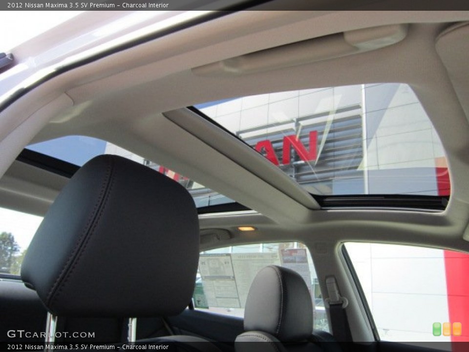 Charcoal Interior Sunroof for the 2012 Nissan Maxima 3.5 SV Premium #54662352