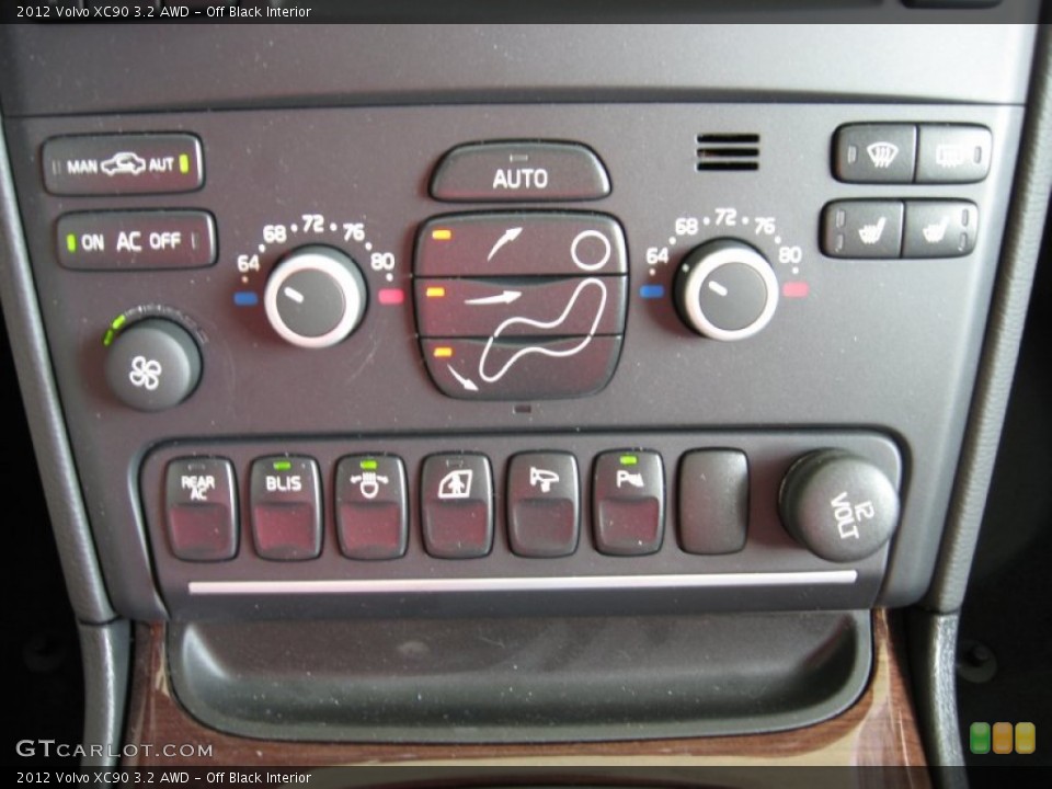 Off Black Interior Controls for the 2012 Volvo XC90 3.2 AWD #54662400