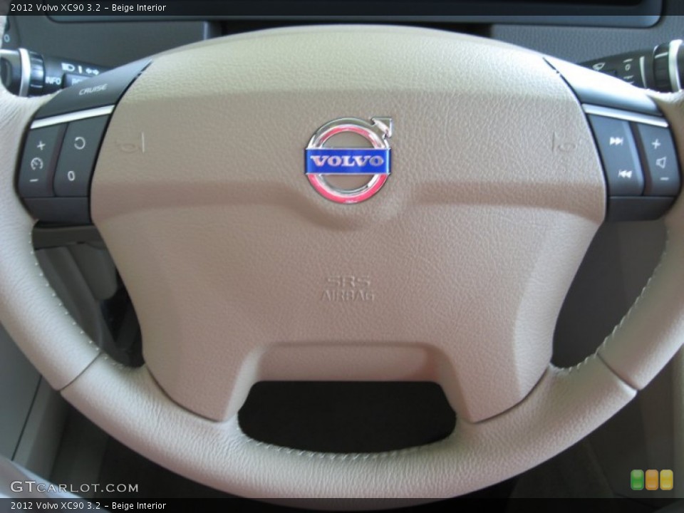 Beige Interior Steering Wheel for the 2012 Volvo XC90 3.2 #54662928