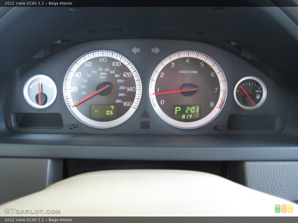 Beige Interior Gauges for the 2012 Volvo XC90 3.2 #54662936