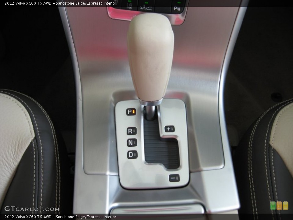 Sandstone Beige/Espresso Interior Transmission for the 2012 Volvo XC60 T6 AWD #54663183