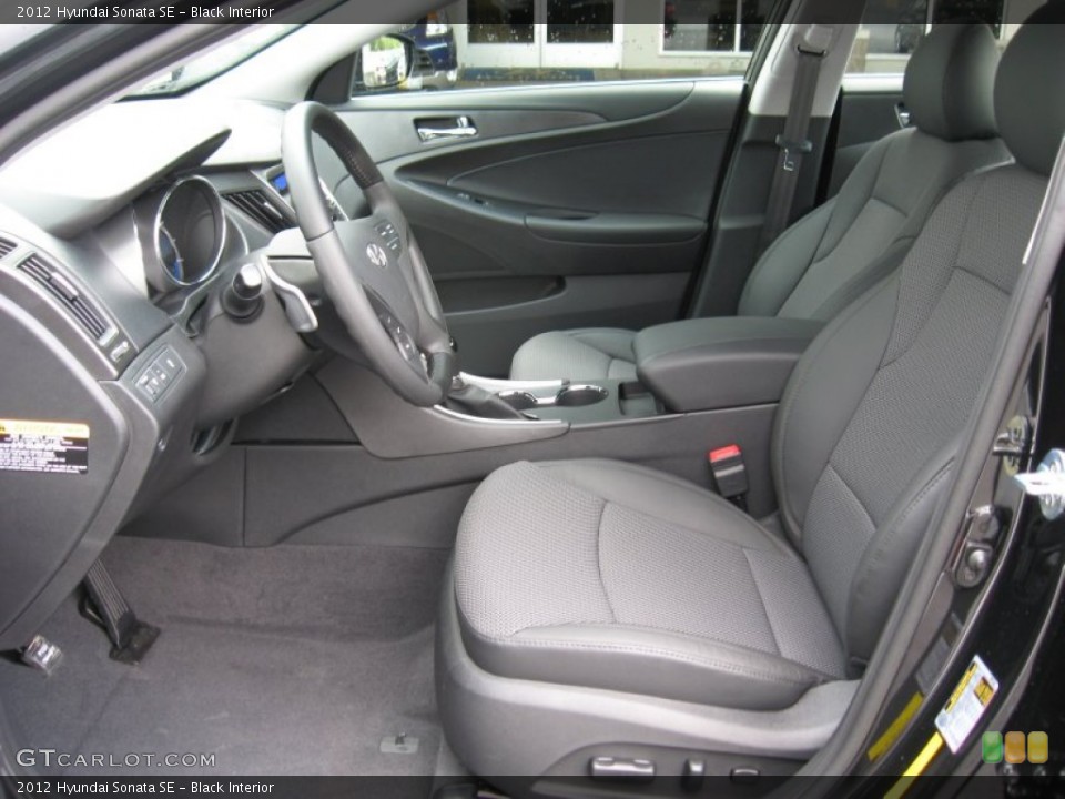 Black Interior Photo for the 2012 Hyundai Sonata SE #54663327