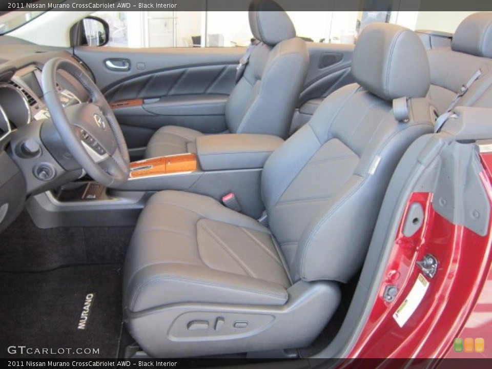 Black Interior Photo for the 2011 Nissan Murano CrossCabriolet AWD #54663593
