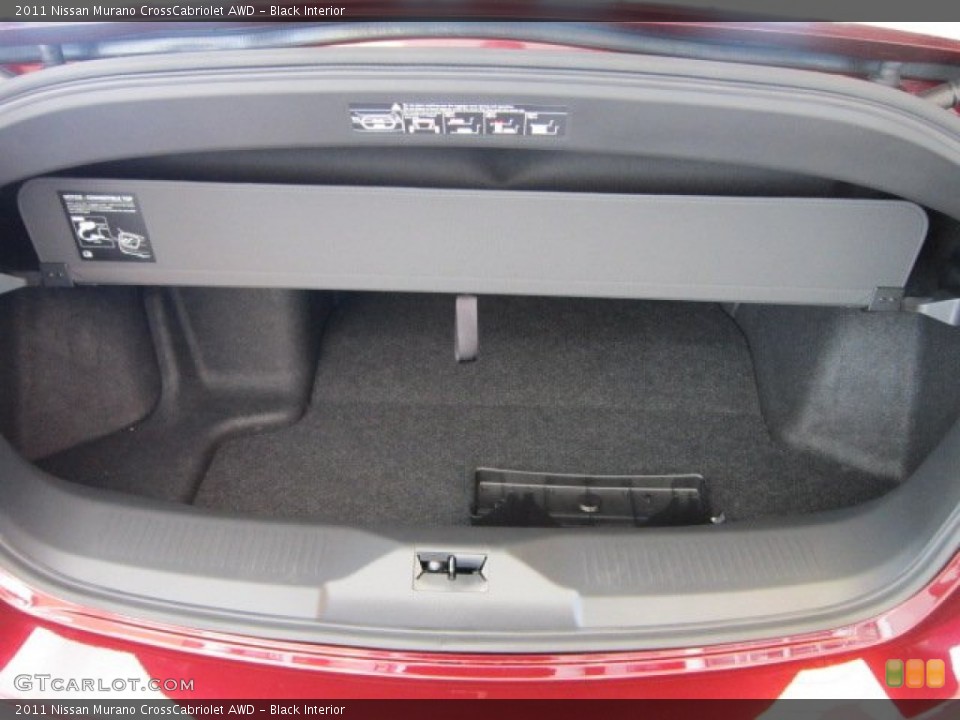 Black Interior Trunk for the 2011 Nissan Murano CrossCabriolet AWD #54663618