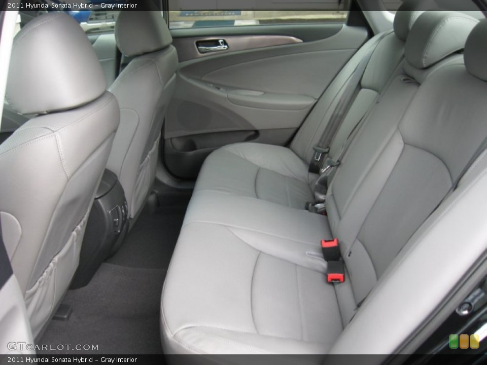 Gray Interior Photo for the 2011 Hyundai Sonata Hybrid #54663624