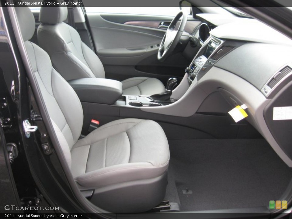 Gray Interior Photo for the 2011 Hyundai Sonata Hybrid #54663654