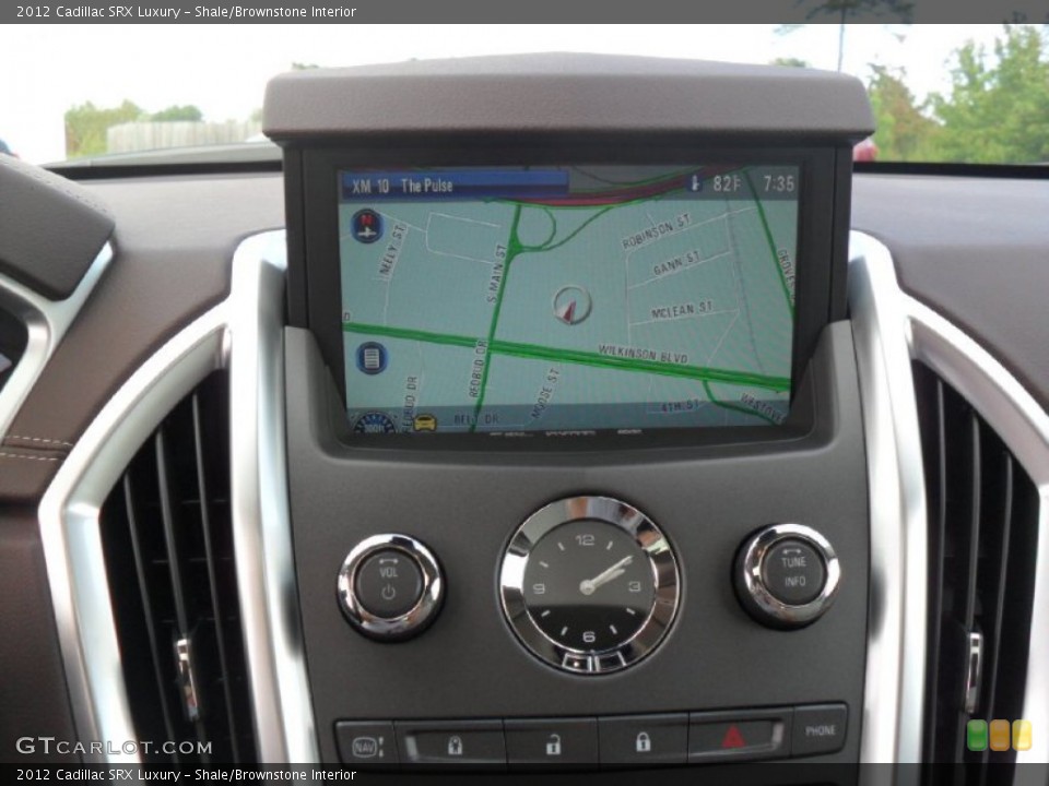 Shale/Brownstone Interior Navigation for the 2012 Cadillac SRX Luxury #54664465