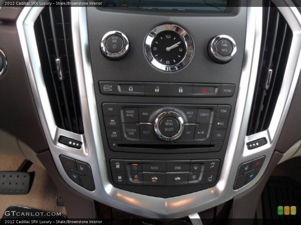 Shale/Brownstone Interior Controls for the 2012 Cadillac SRX Luxury #54664482