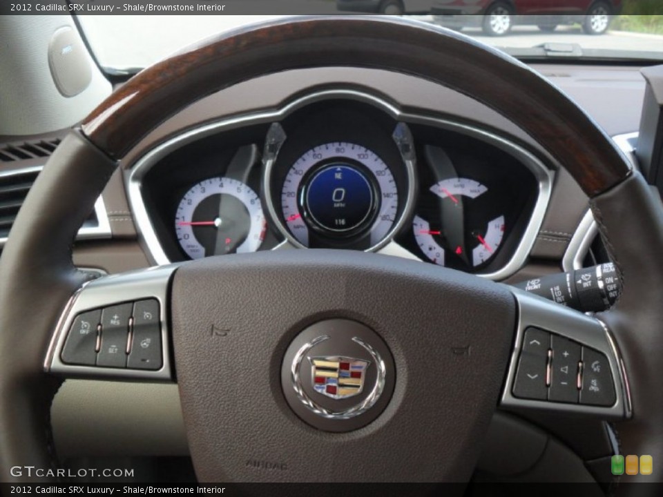 Shale/Brownstone Interior Steering Wheel for the 2012 Cadillac SRX Luxury #54664509