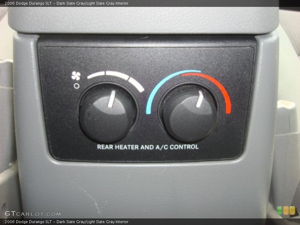 Dark Slate Gray/Light Slate Gray Interior Controls for the 2006 Dodge Durango SLT #54664539