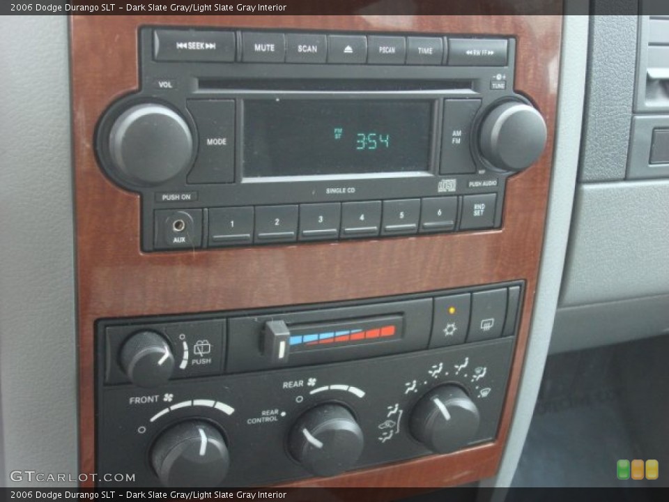 Dark Slate Gray/Light Slate Gray Interior Audio System for the 2006 Dodge Durango SLT #54664572