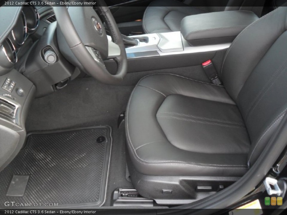 Ebony/Ebony Interior Photo for the 2012 Cadillac CTS 3.6 Sedan #54664923