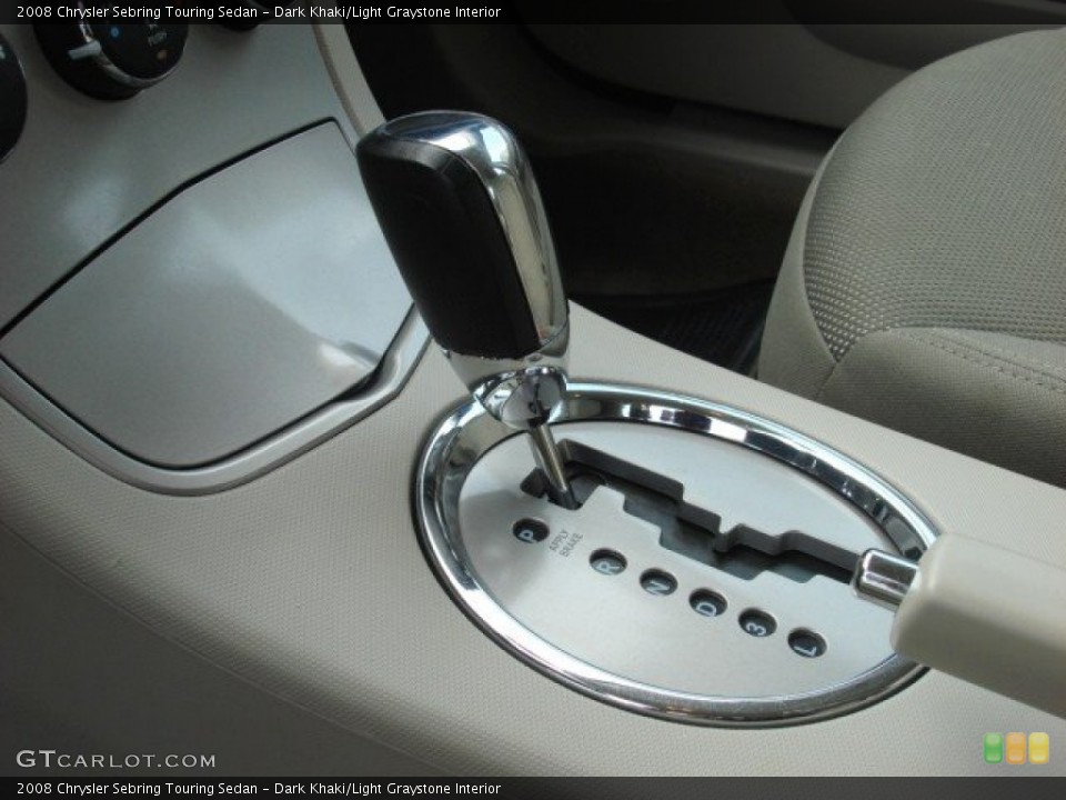 Dark Khaki/Light Graystone Interior Transmission for the 2008 Chrysler Sebring Touring Sedan #54664989