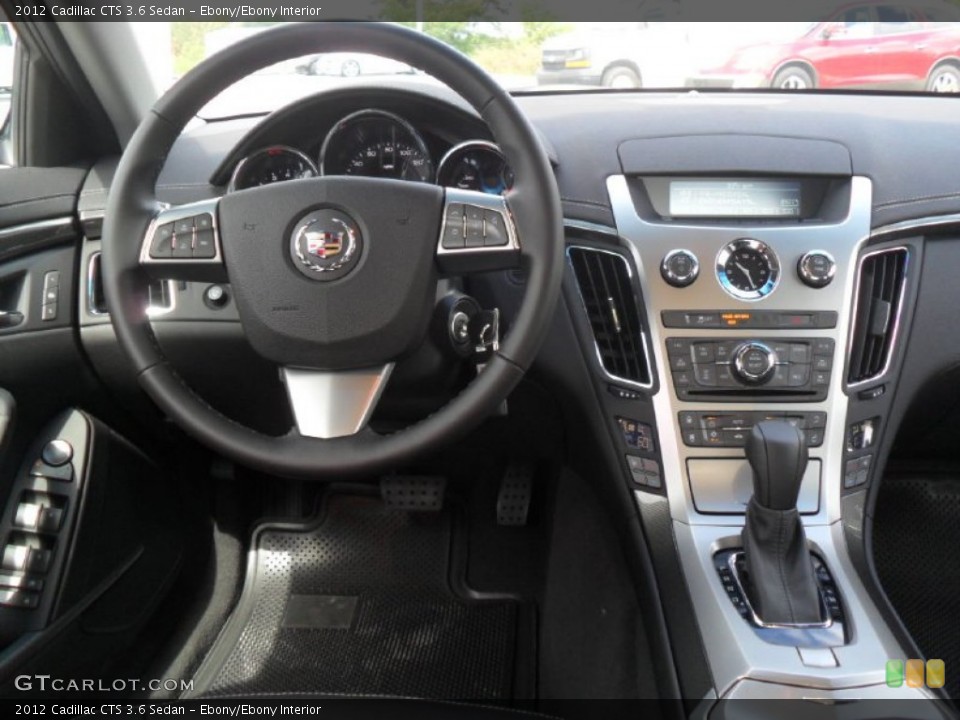 Ebony/Ebony Interior Dashboard for the 2012 Cadillac CTS 3.6 Sedan #54664992