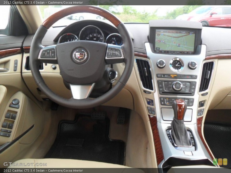 Cashmere/Cocoa Interior Dashboard for the 2012 Cadillac CTS 3.6 Sedan #54665226
